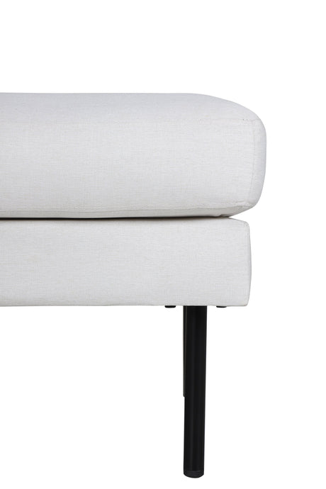 Zoom Ottoman - hellbeige/Polyester - Ottomane / Poufs - ALVAHOME