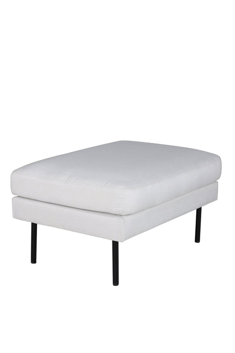Zoom Ottoman - hellbeige/Polyester - Ottomane / Poufs - ALVAHOME