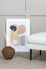 Zoom Ottoman - hellbeige/Polyester - Ottomane / Poufs - ALVAHOME