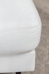Zoom Ottoman - hellbeige/Polyester - Ottomane / Poufs - ALVAHOME