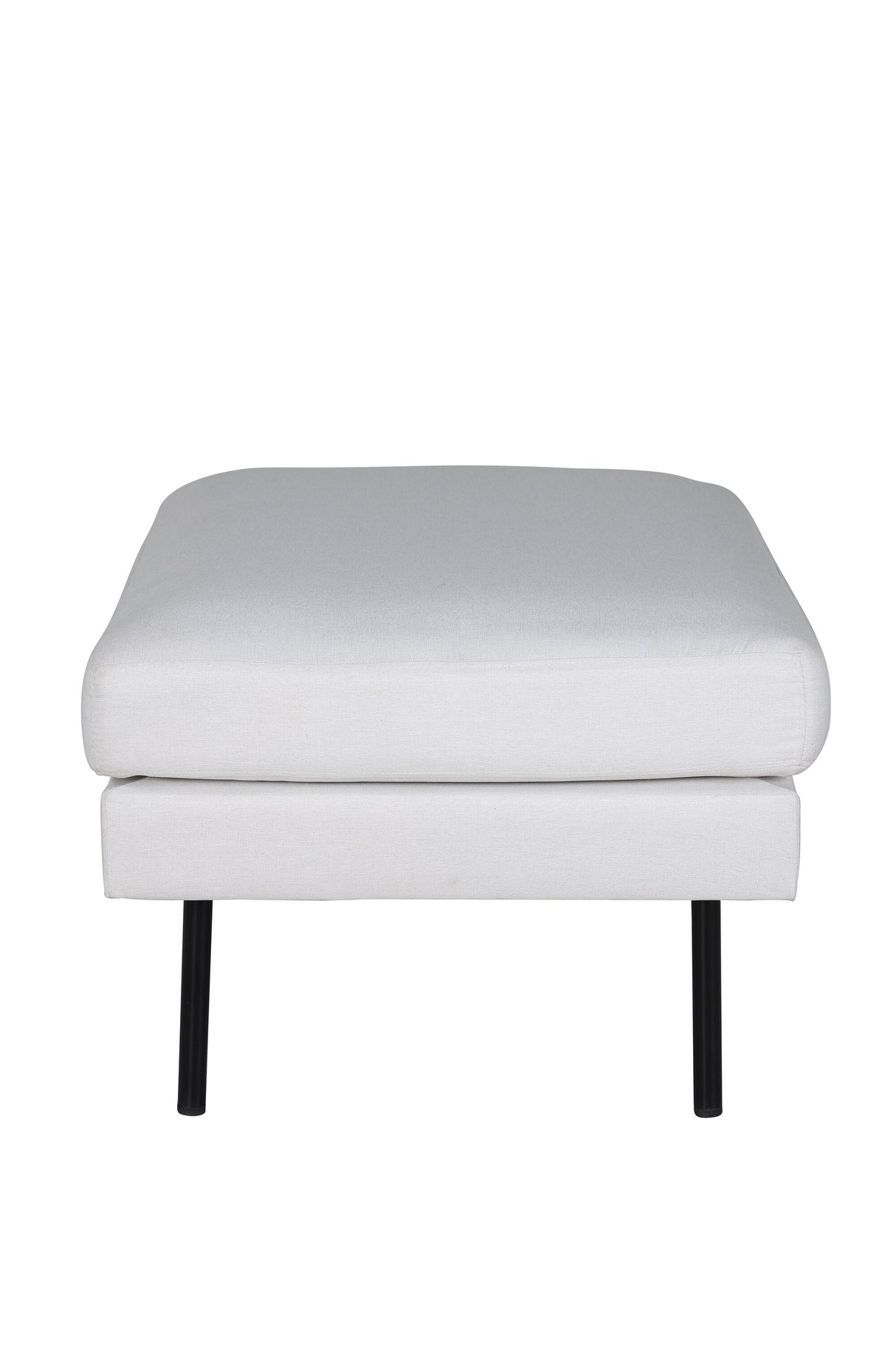 Zoom Ottoman - hellbeige/Polyester - Ottomane / Poufs - ALVAHOME