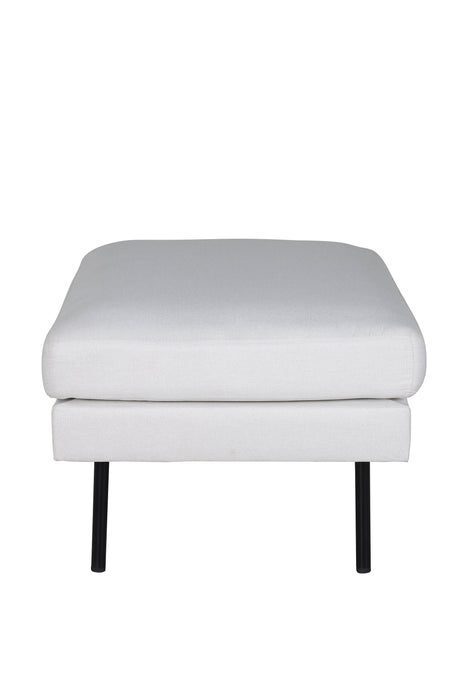 Zoom Ottoman - hellbeige/Polyester - Ottomane / Poufs - ALVAHOME