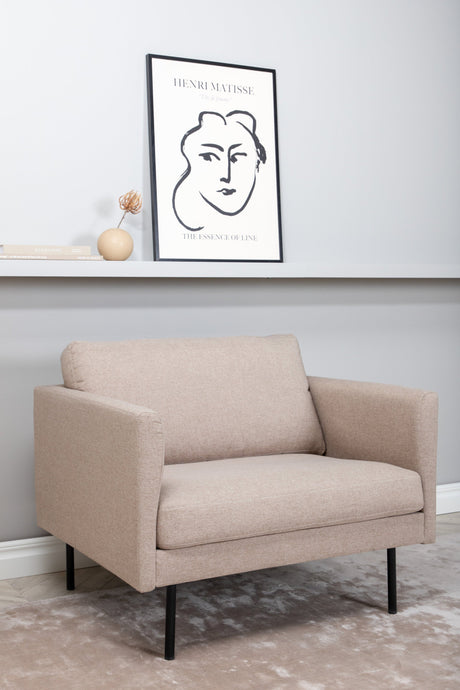 Zoom Sessel - beige/Polyester - Sessel - ALVAHOME
