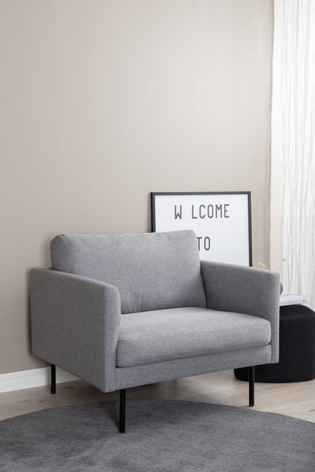 Zoom Sessel - grau/Polyester - Sessel - ALVAHOME