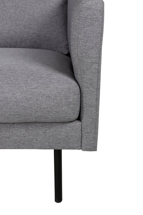 Zoom Sessel - grau/Polyester - Sessel - ALVAHOME