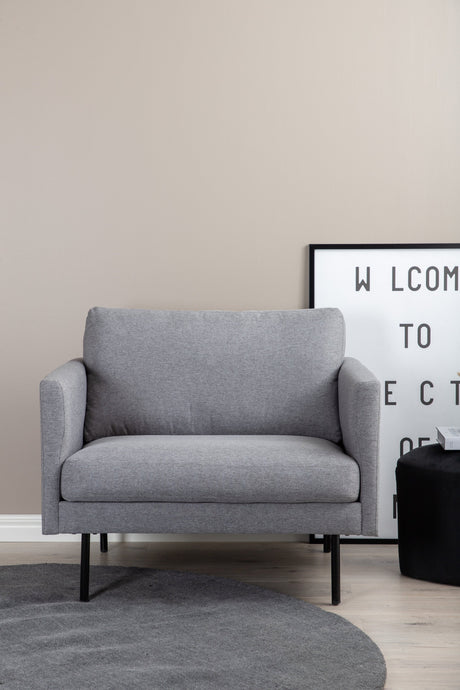 Zoom Sessel - grau/Polyester - Sessel - ALVAHOME