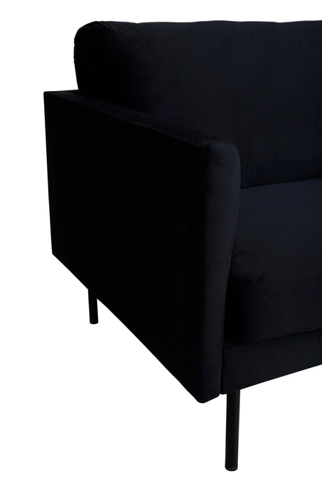 Zoom Sessel - schwarz/Polyester - Samt - Sessel - ALVAHOME